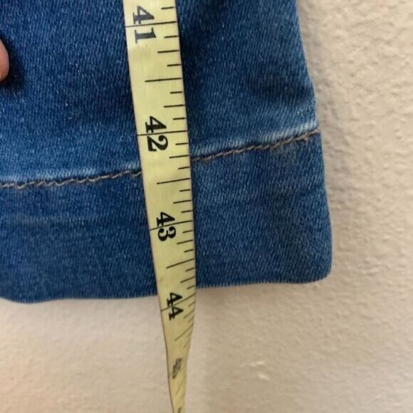 Style & Co Denim Womens Flare Bottom High Rise Jeans Size 16S Short in Blue - Picture 8 of 10